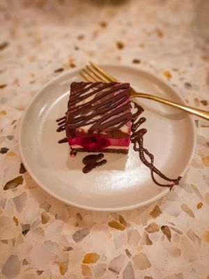 Black Forest Rawcake at Yollie - the Popice Café in Karlsruhe