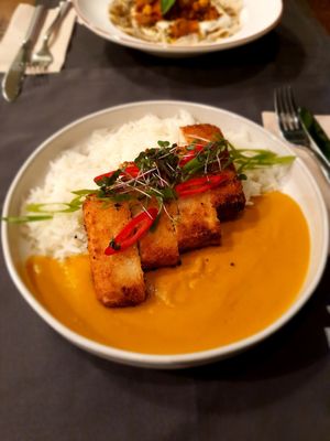 Tofu katsu at Vegan Dükkan Lokanta - The Eatery in Istanbul