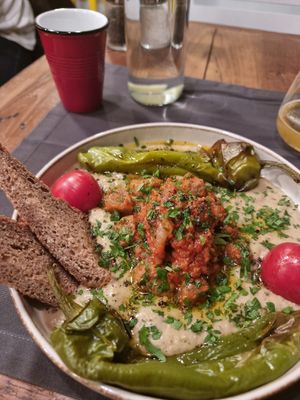 TRADITIONAL SMOKED EGGPLANT at Vegan Dükkan Lokanta - The Eatery in Istanbul