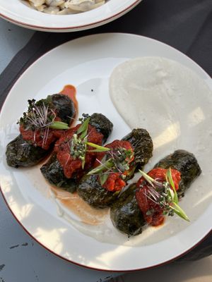 Stuffed cabbage leaves  at Vegan Dükkan Lokanta - The Eatery in Istanbul