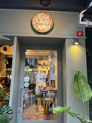 Such a cute place! Love the decor  at Vegan Dükkan Lokanta - The Eatery in Istanbul