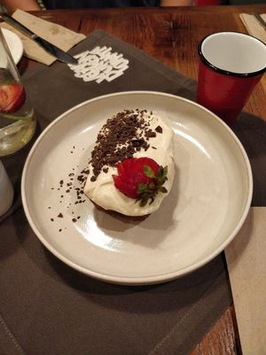 Carrot cake at Vegan Dükkan Lokanta - The Eatery in Istanbul