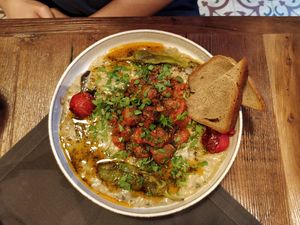 Aubergine with meatballs at Vegan Dükkan Lokanta - The Eatery in Istanbul
