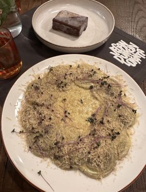 GF ravioli and “ice cream” sandwich   at Vegan Dükkan Lokanta - The Eatery in Istanbul