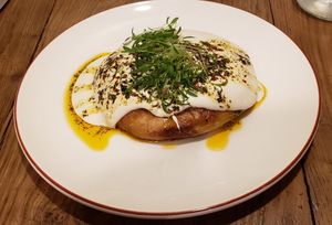 Homemade savory pie (börek) at Vegan Dükkan Lokanta - The Eatery in Istanbul