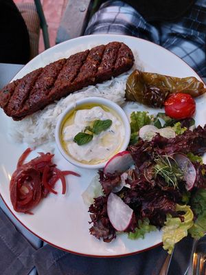 adana kebab at Vegan Dükkan Lokanta - The Eatery in Istanbul