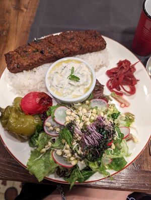 Adana Kebab at Vegan Dükkan Lokanta - The Eatery in Istanbul