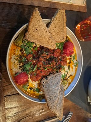 Traditional roasted eggplant dish at Vegan Dükkan Lokanta - The Eatery in Istanbul
