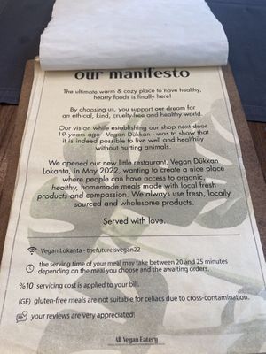   at Vegan Dükkan Lokanta - The Eatery in Istanbul