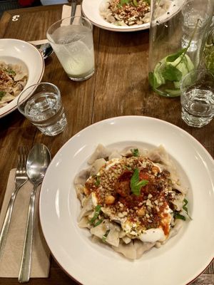 Special Turkish Ravioli (GF version available)   at Vegan Dükkan Lokanta - The Eatery in Istanbul