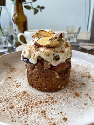 Apple crumble  at Vegan Dükkan Lokanta - The Eatery in Istanbul