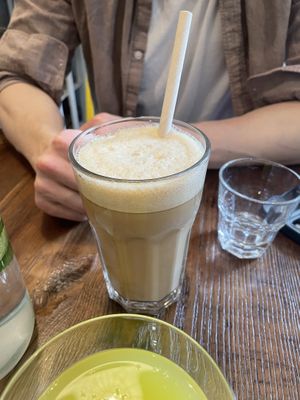 Oat ice coffeee  at Vegan Dükkan Lokanta - The Eatery in Istanbul