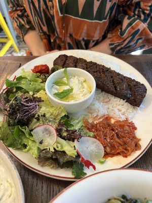 Vegan kabab (so tasty)   at Vegan Dükkan Lokanta - The Eatery in Istanbul