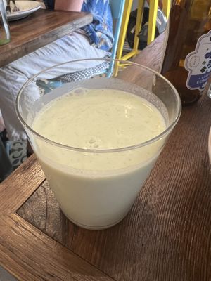 Cashew yogurt drink   at Vegan Dükkan Lokanta - The Eatery in Istanbul