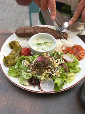 Adana kebab at Vegan Dükkan Lokanta - The Eatery in Istanbul
