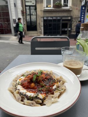 Manti  at Vegan Dükkan Lokanta - The Eatery in Istanbul