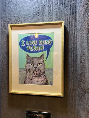 In the bathroom😄  at Vegan Dükkan Lokanta - The Eatery in Istanbul