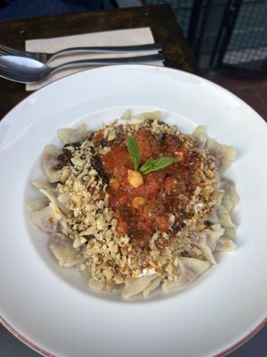 Vegan Manti  at Vegan Dükkan Lokanta - The Eatery in Istanbul