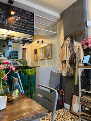 Small and cozy interior. at Vegan Dükkan Lokanta - The Eatery in Istanbul