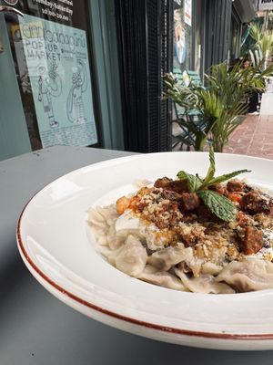 Special Turkish ravioli   at Vegan Dükkan Lokanta - The Eatery in Istanbul