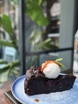 High-protein brownie   at Vegan Dükkan Lokanta - The Eatery in Istanbul