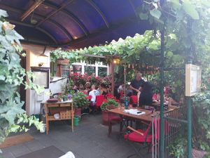 Outdoor seating at Andalucia  in Mannheim