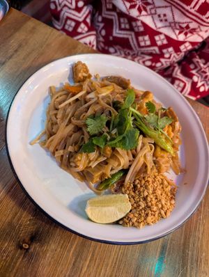 Pad Thai with egg omitted at Zaap Thai Street Food in Sheffield