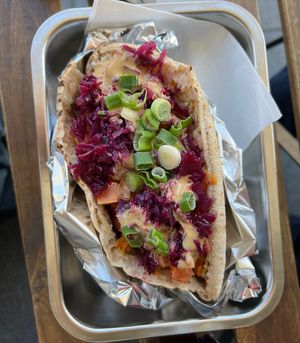 Vegan Chicken Pita  at G'rilla Kitchen in Rotterdam