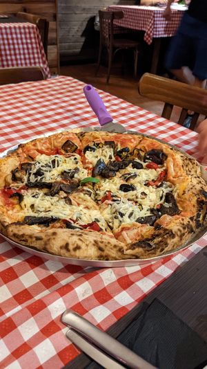 Ortovegan family size at Pizzaria Di Pappi in Esposende