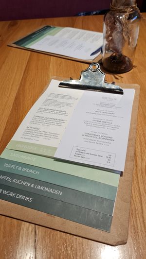 Karte, zugegeben etwas höherpreisig at Yamm in Vienna