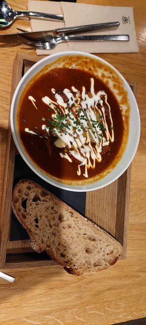 Umami Schwammerlgulasch at Yamm in Vienna