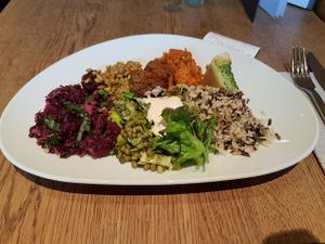 Self service at Yamm, Vienna.  at Yamm in Vienna