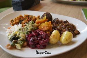 my loaded plate ;) at Yamm in Vienna