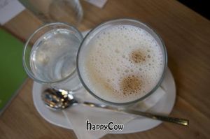 soy cappuccino ;) at Yamm in Vienna