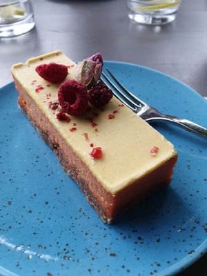 Raw vegan cake at Yamm in Vienna