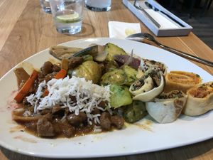 Buffet at Yamm in Vienna