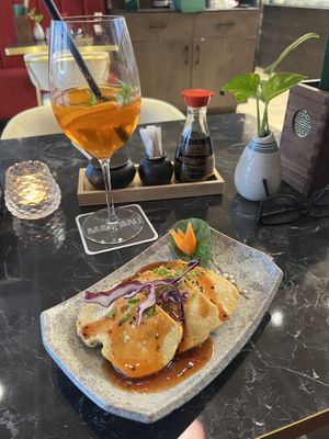 Crispy tofu bites  at Makani in Linz