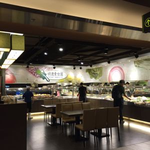view from the food court  at Minder Vegetarian 明德素食 - Q Square Mall in Taipei