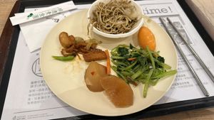 Buffet   at Minder Vegetarian 明德素食 - Q Square Mall in Taipei