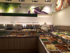 Buffet at Minder Vegetarian 明德素食 - Q Square Mall in Taipei