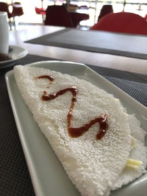 Tapioca with cheese  at Utopia Café e Bistrô in Brasilia