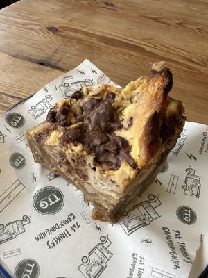 Chocolate bread pudding   at The Tinker's Granddaughter in Lymington