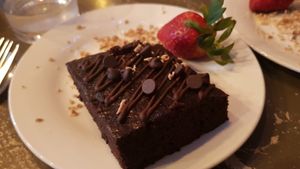 Chocolate chip brownie (vg) at Strawberry Lounge in Alnwick