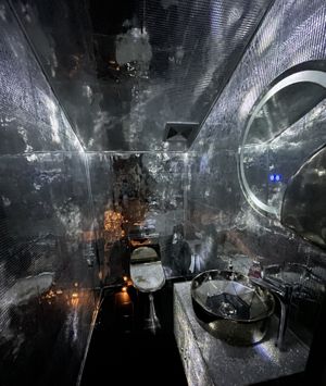 If you needed another reason to come here, they’ve got the best toilet I’ve ever seen! #Veganuary at Garage Sale in Phnom Penh