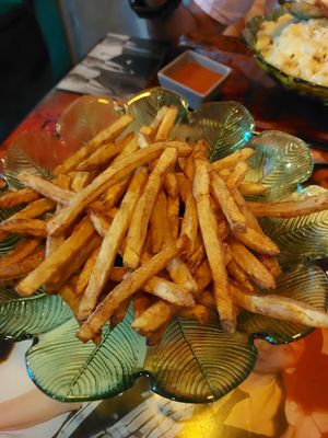 Fries #Veganuary at Garage Sale in Phnom Penh