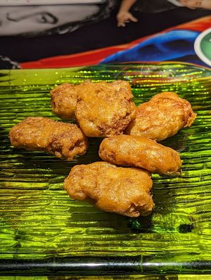 Vegan nuggets at Garage Sale in Phnom Penh