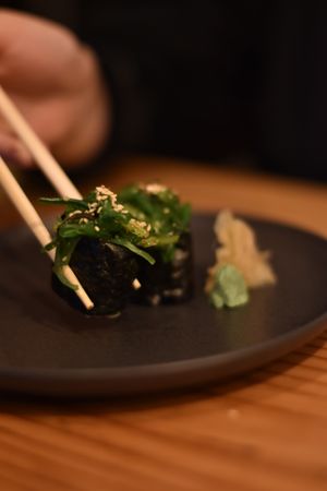 Vegan Gunkan at Odessa in Albufeira