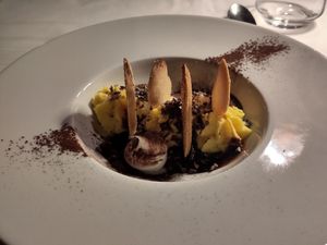 Tiramisu at Hotel Ristorante Cesare in San Marino City