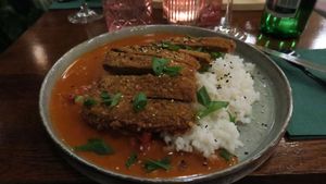 Katsu curry  at Pink in Warsaw