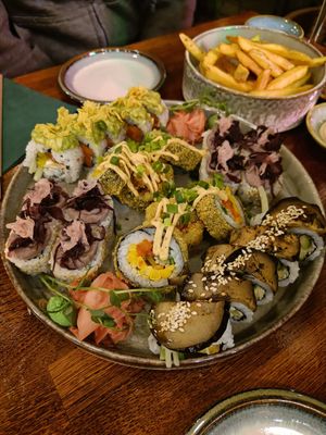 Sushi at Pink in Warsaw